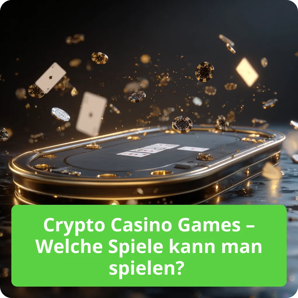 Crypto Casino Games – Welche Spiele kann man spielen?